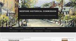 Desktop Screenshot of medfordhistoricalcommission.org